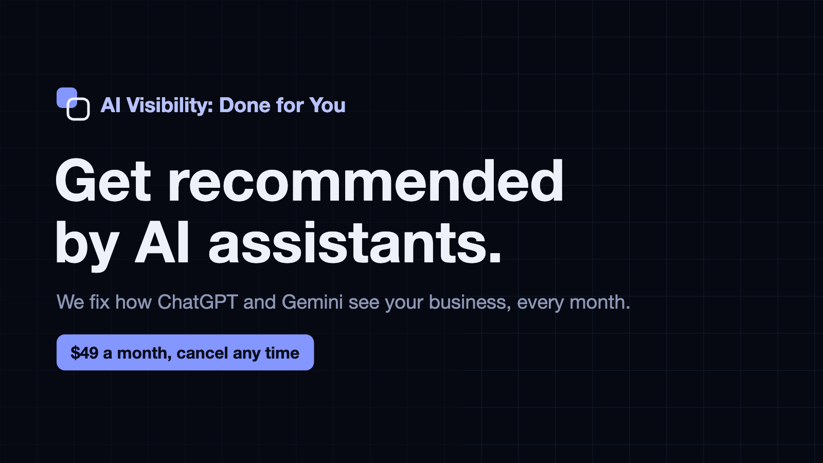 AI Visibility: Done for You