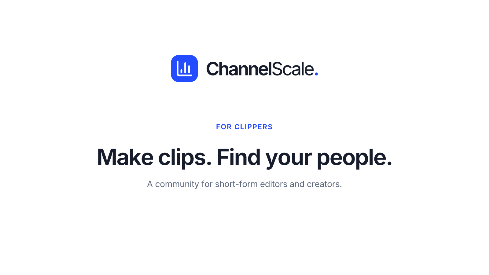 ChannelScale Clipping