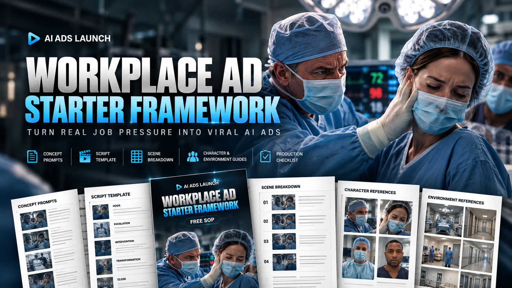 AI Drama Workplace Ad Starter Framework