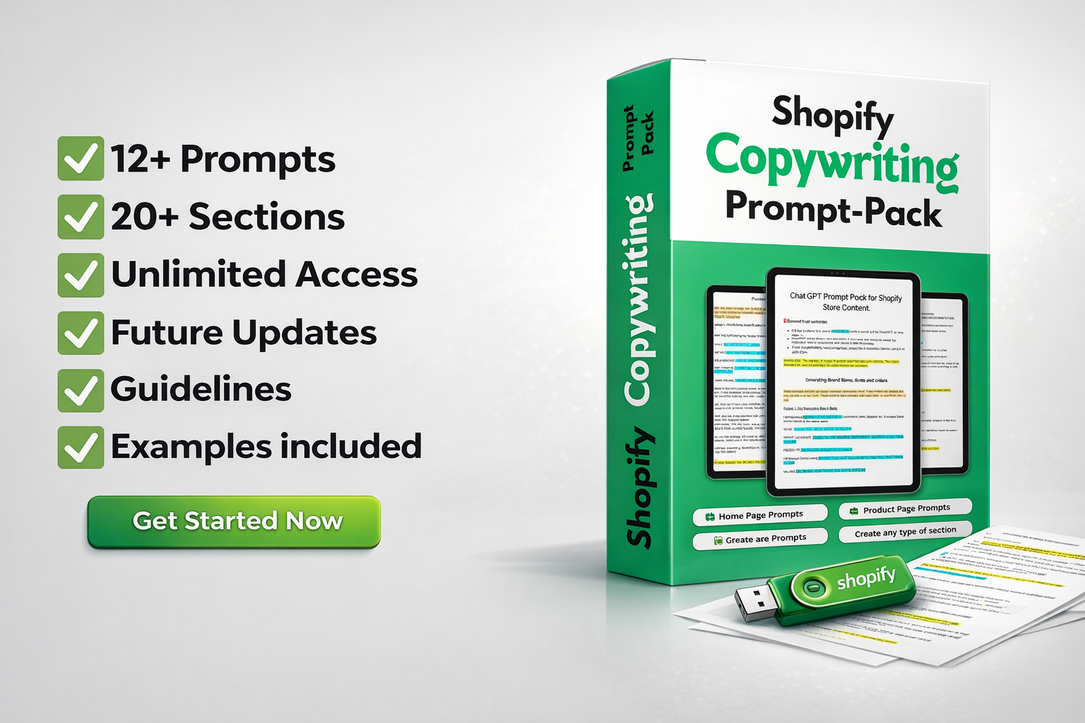 Shopify Copywriting Prompts