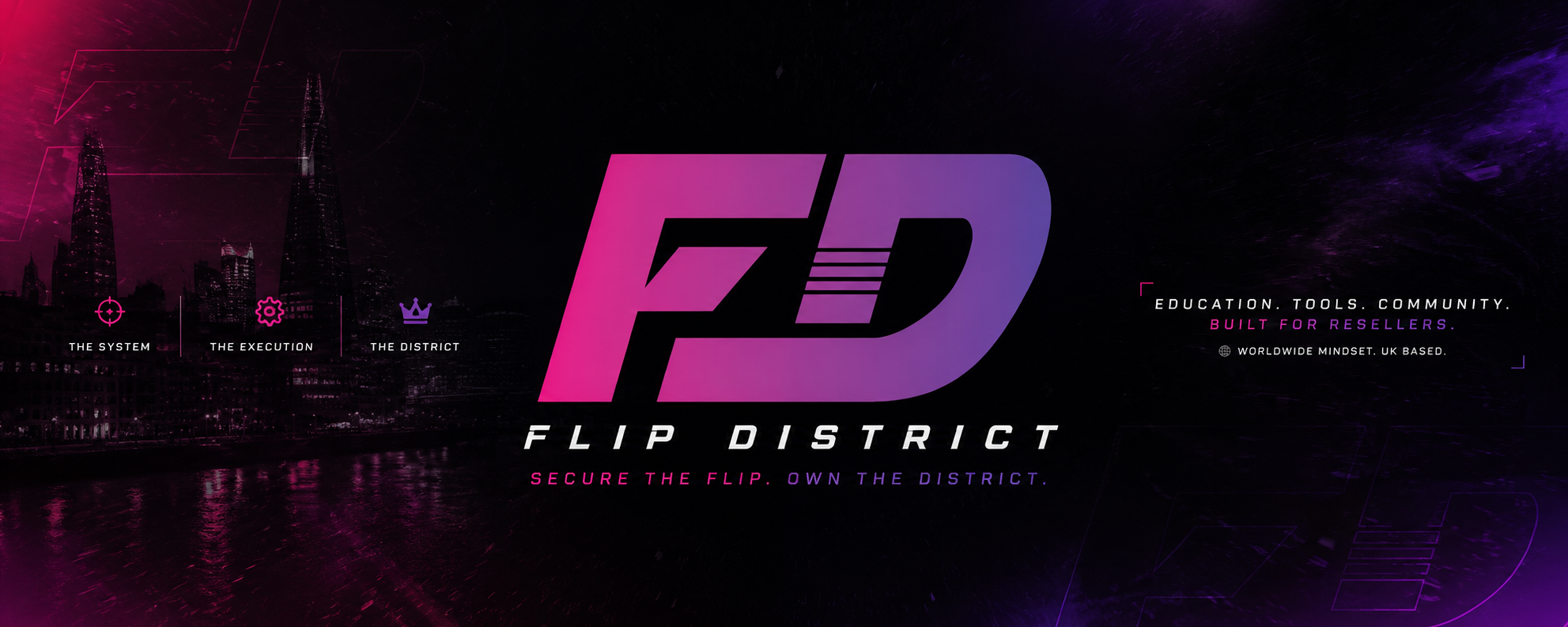 Flip District banner