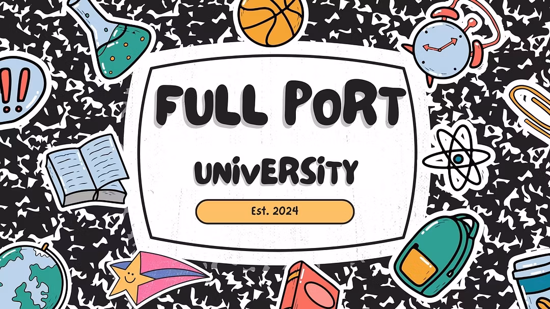 Full Port University banner