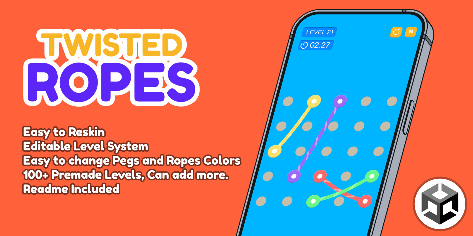 Twisted Ropes - Unity Game Template