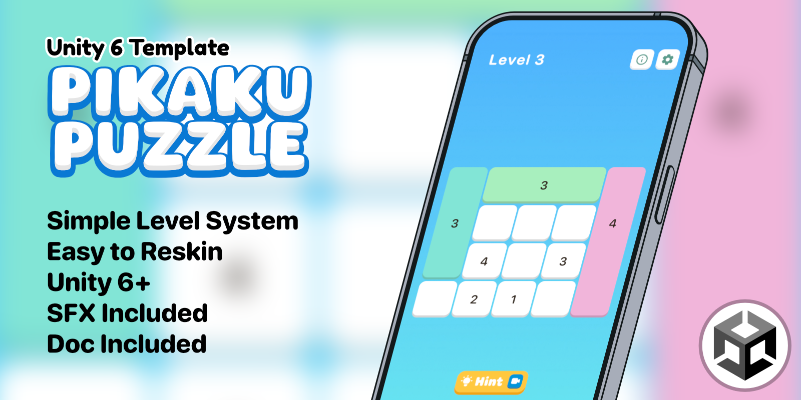 Pikaku Puzzle - Unity Game Template