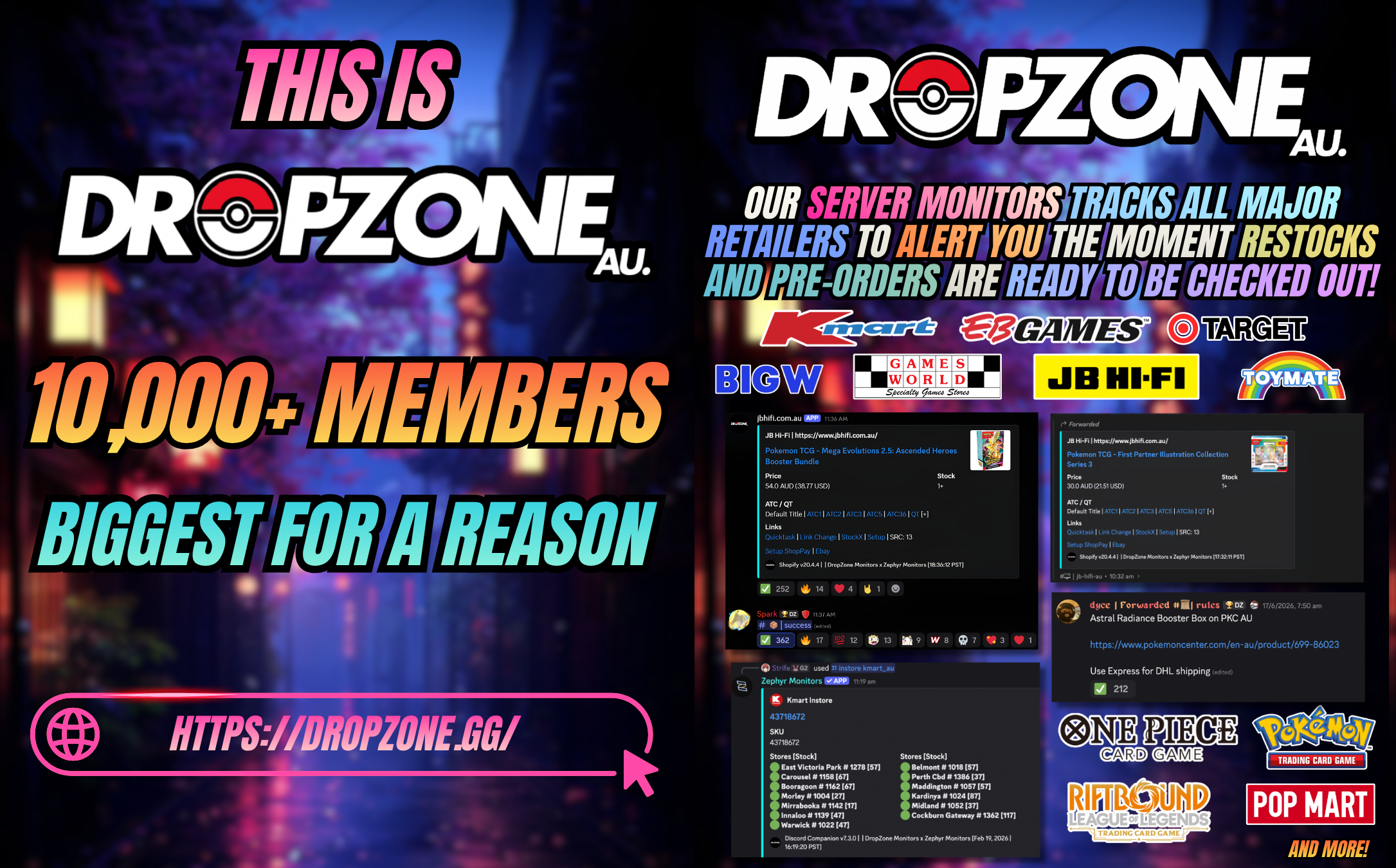 Dropzone Discord Access - Australia