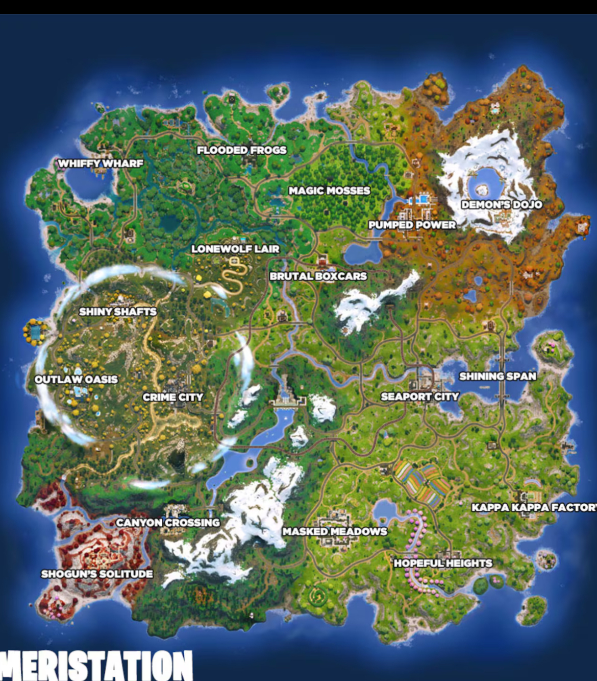 Epic drop maps 