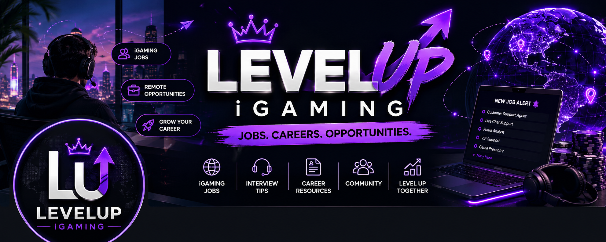 Level Up : Jobs, Careers, Opportunities