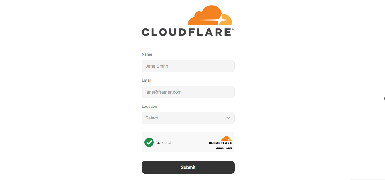 Cloudflare Turnstile