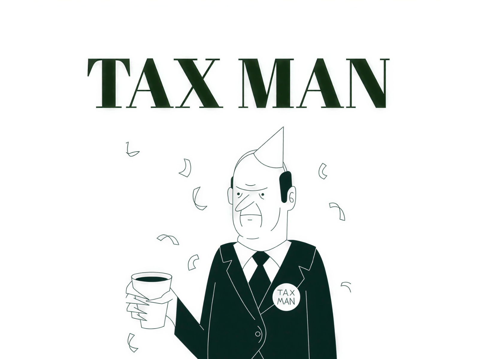 TAX MAN — Hand-Drawn Vector Illustrations