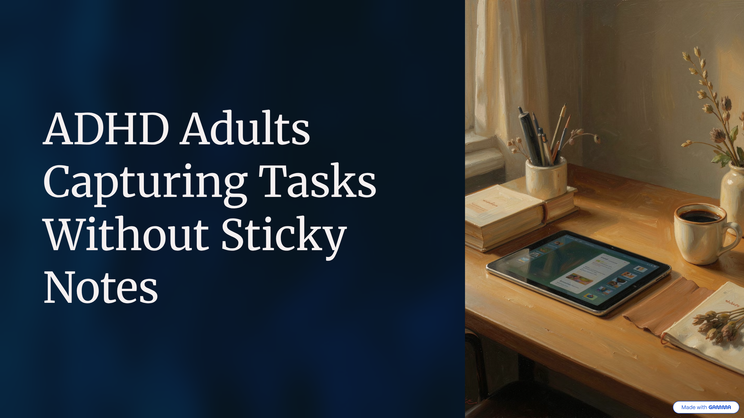 ADHD Adults Capturing Tasks Without Sticky Notes