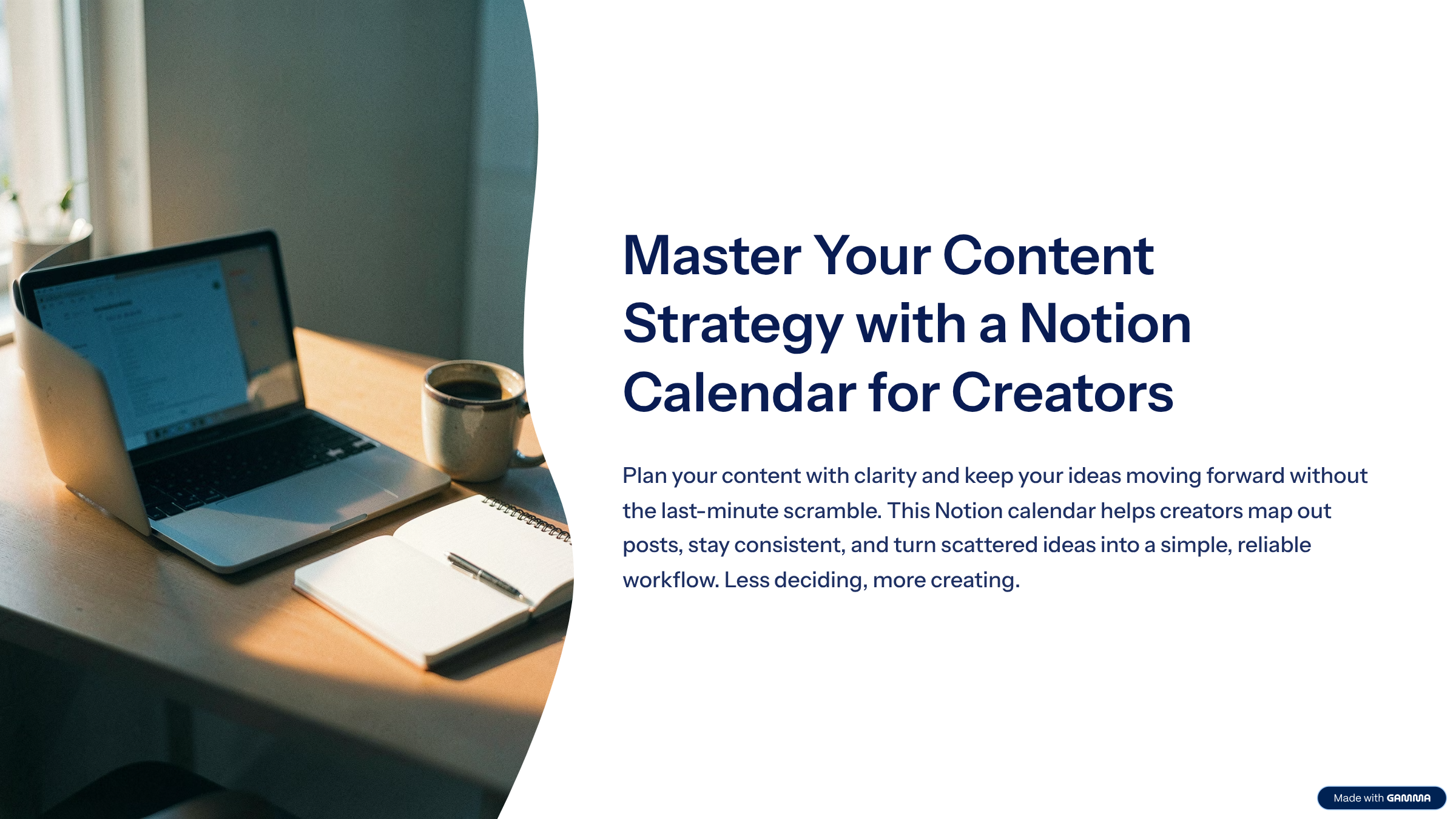 Content Calendar Tracker for Consistent Posting