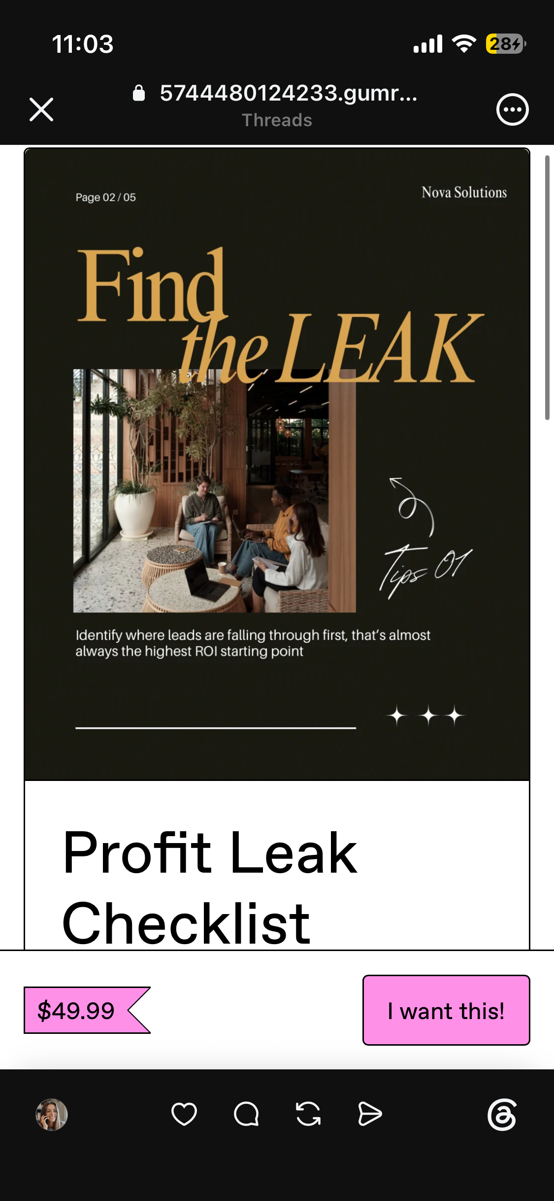 Profit Leak Checklist