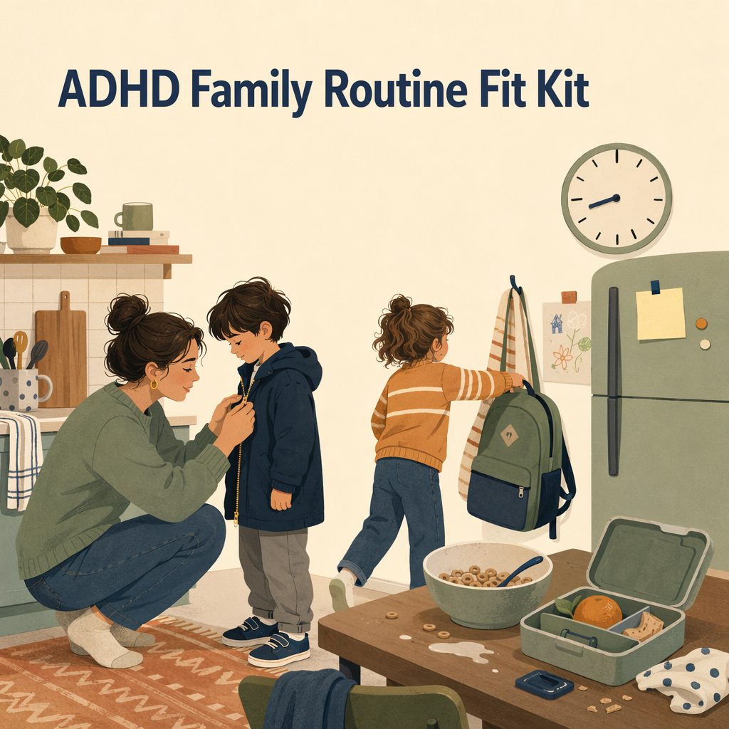 ADHD Family Routine Worksheet