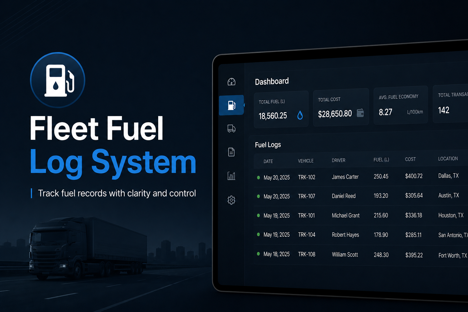 Fleet Fuel Log Audit Kit