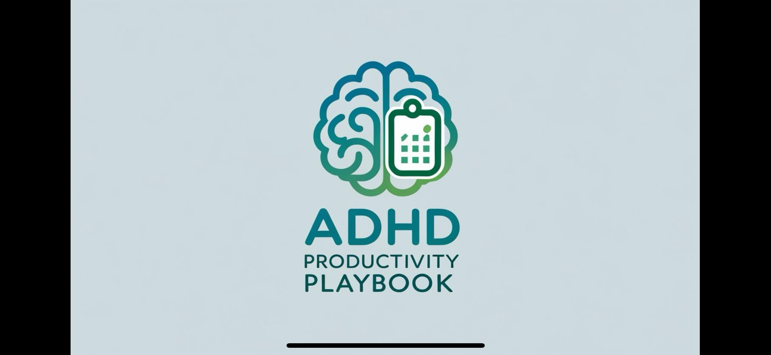 The ADHD Productivity Playbook