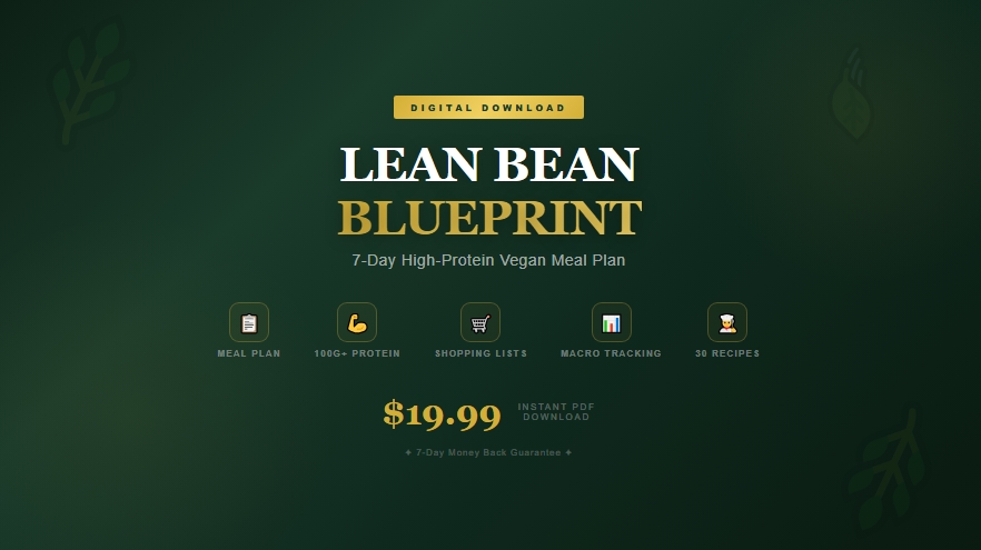 7-Day Vegan Protein Meal Plan ++