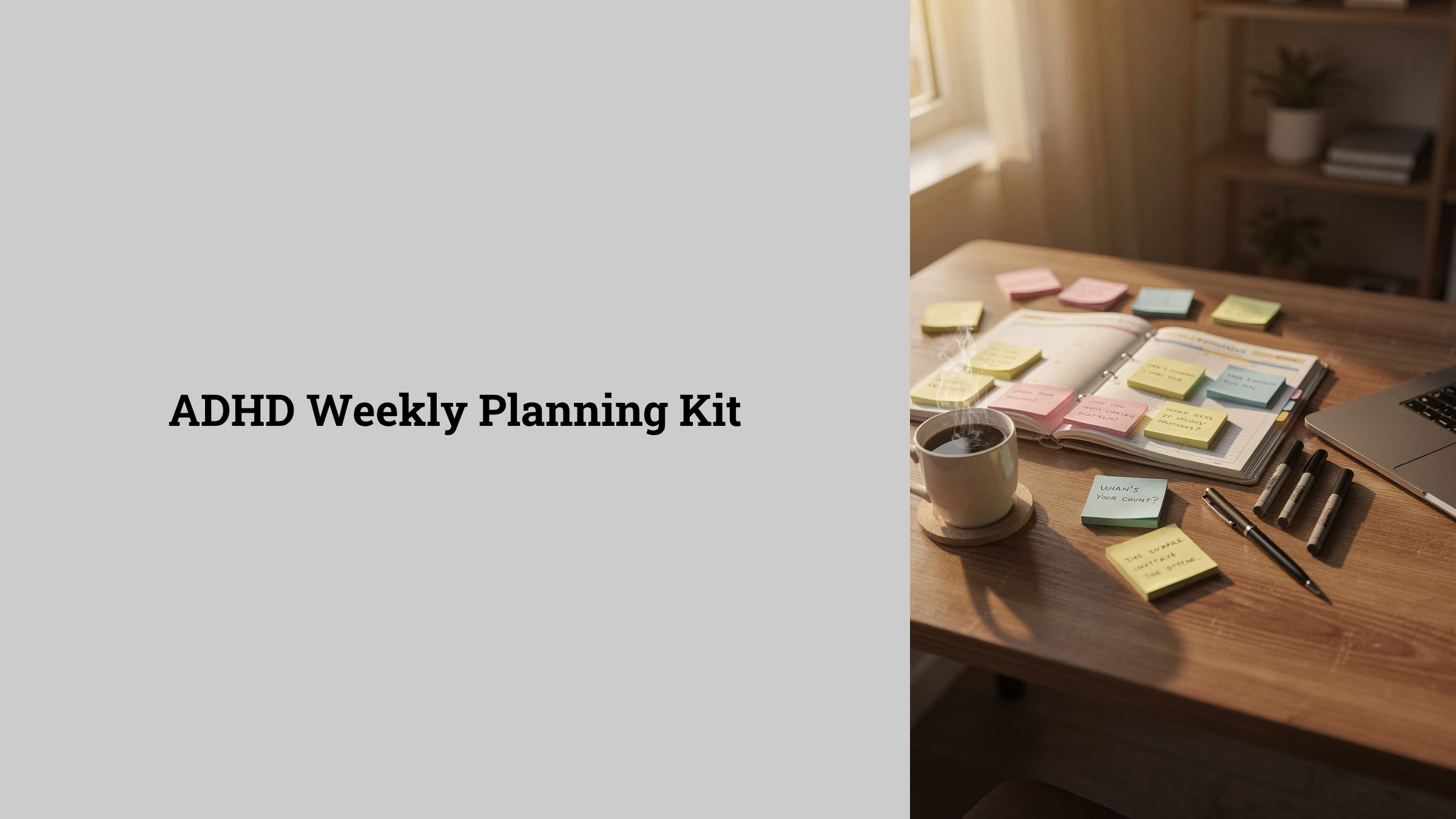 ADHD Weekly Planning Kit