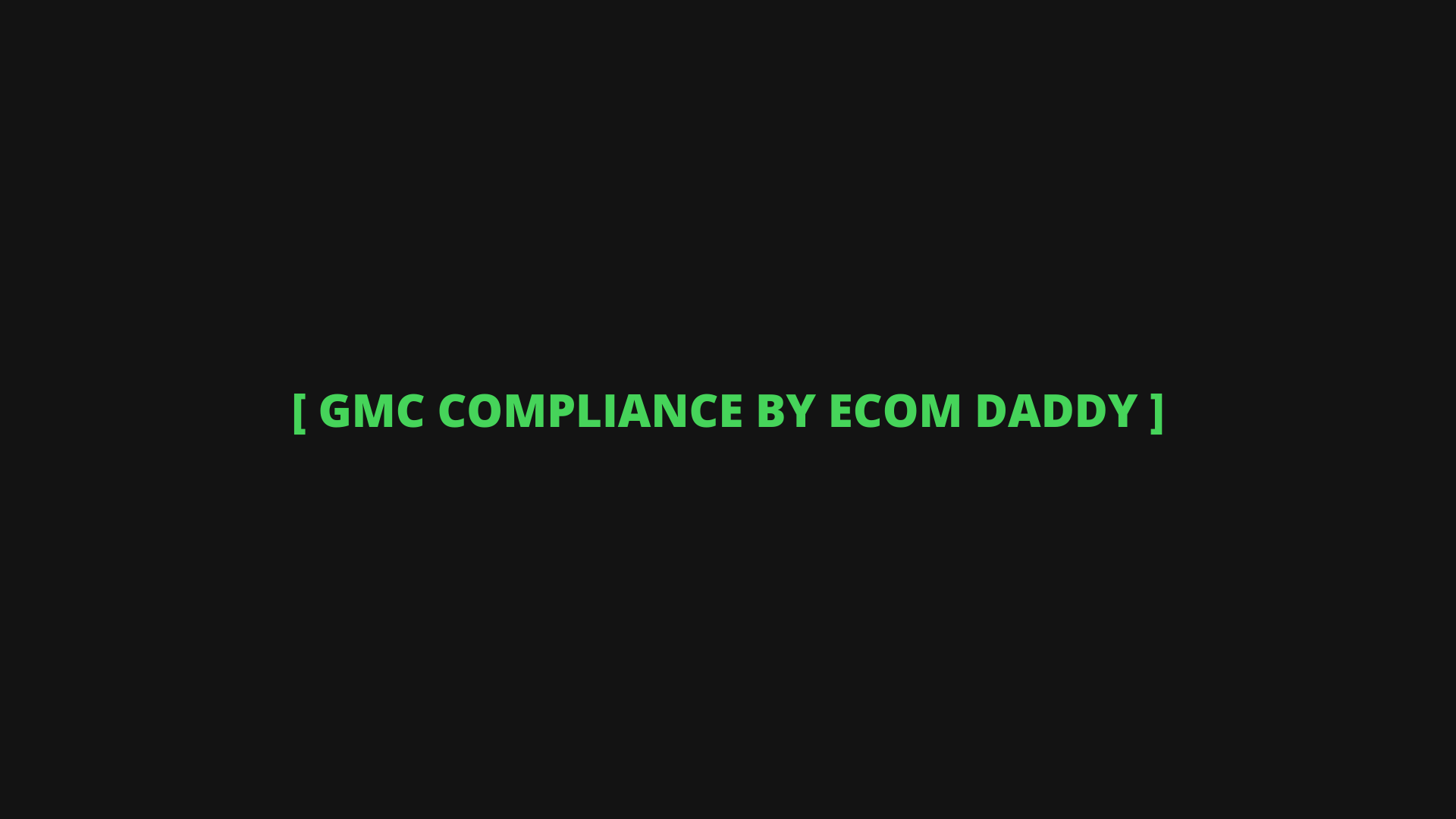 The GMC Checklist