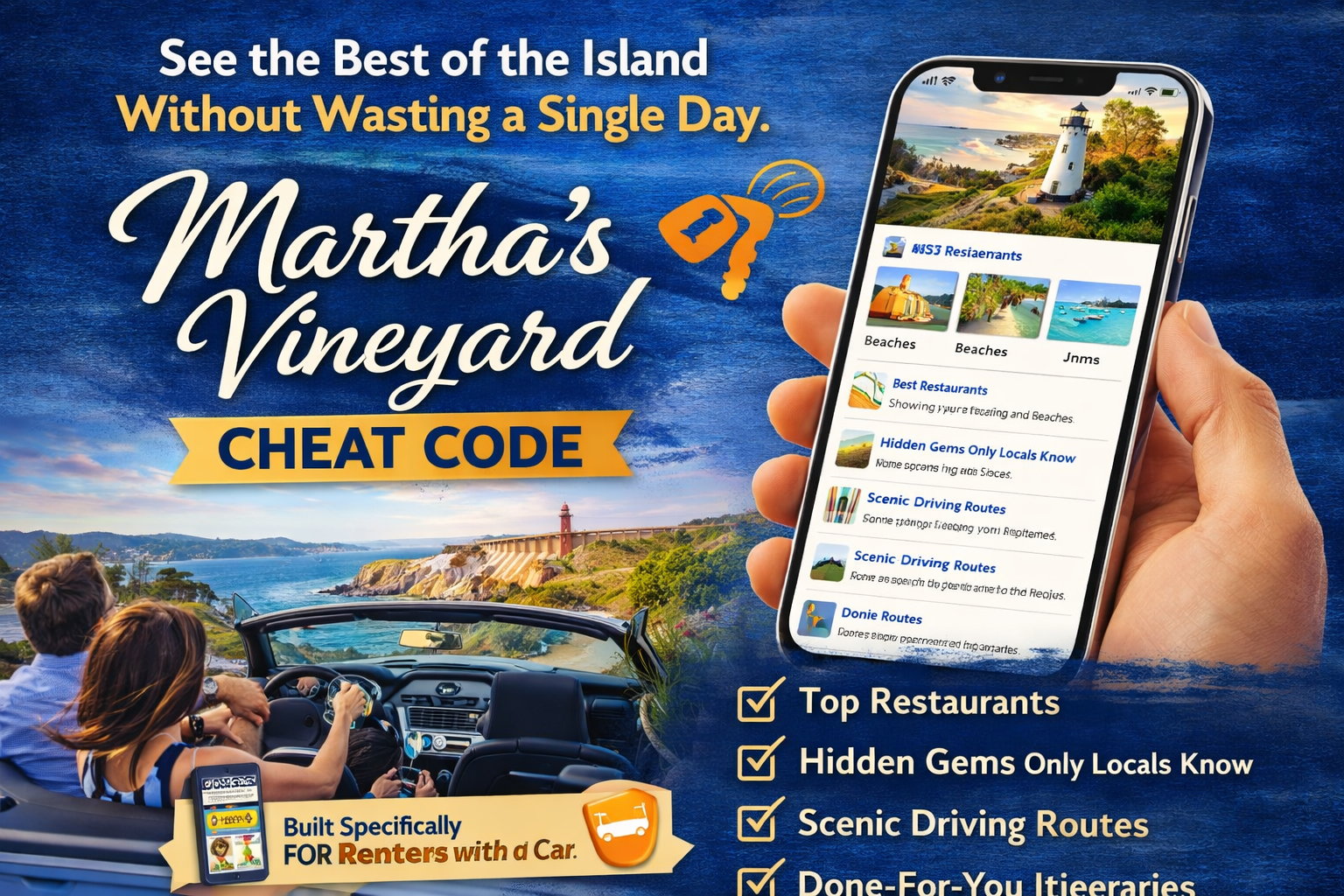 🧭 Martha’s Vineyard Car Rental Travel Guide