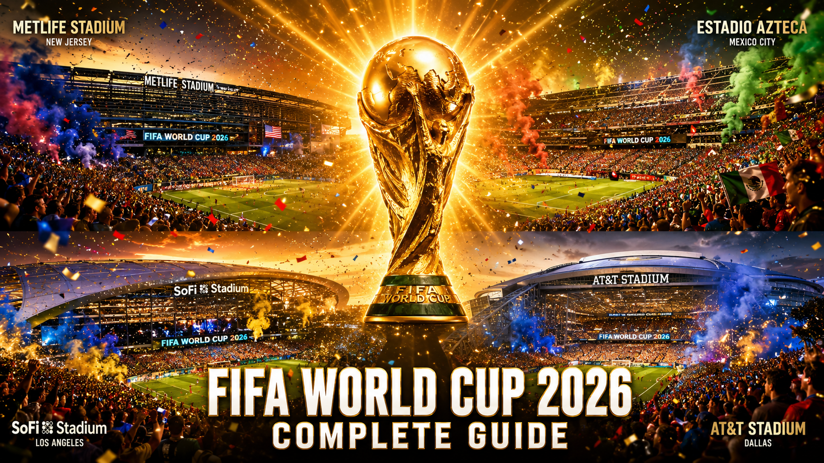 FIFA World Cup 2026 - Complete Stadium, Match & Fan Guide 🏆⚽
