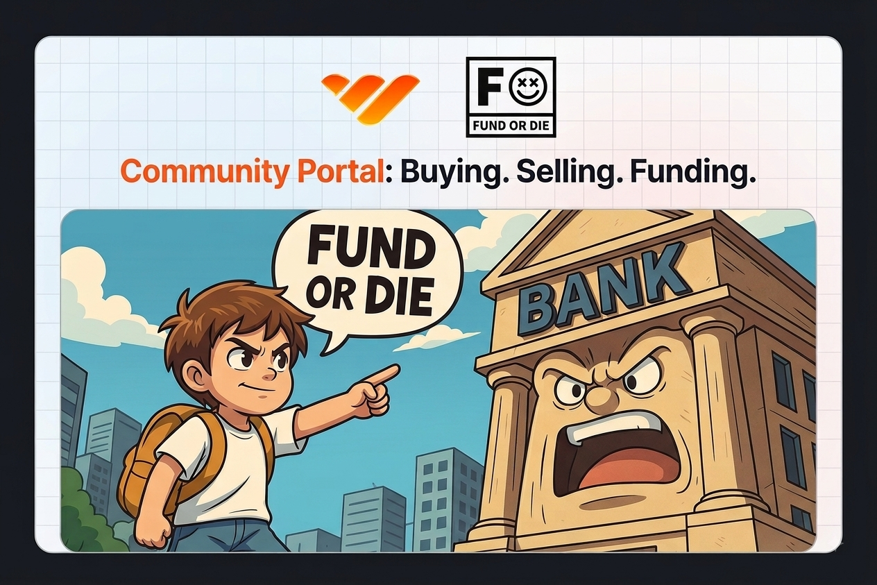 Community Portal | Buying. Selling. Funding.