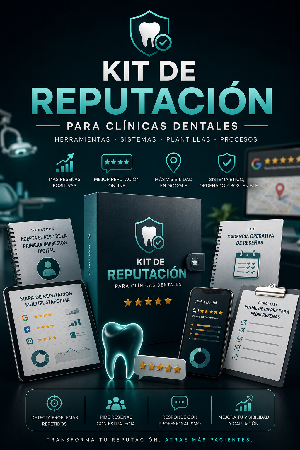 Kit de Reputación para Clínicas Dentales