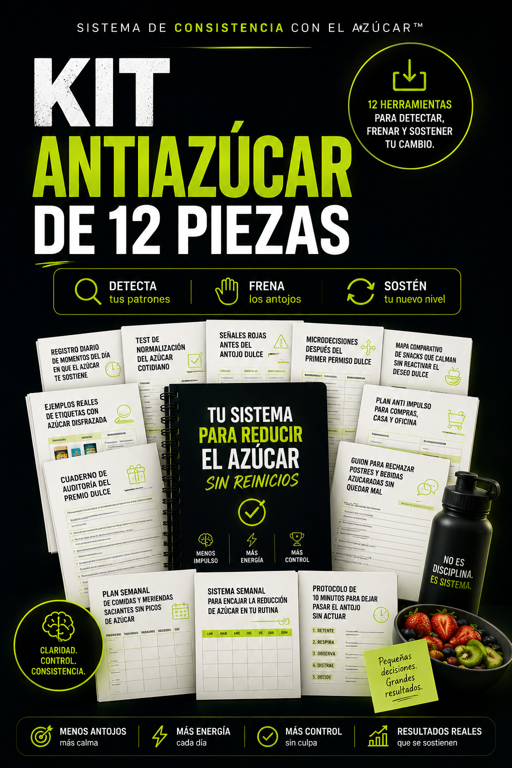 Kit Antiazúcar De 12 Piezas