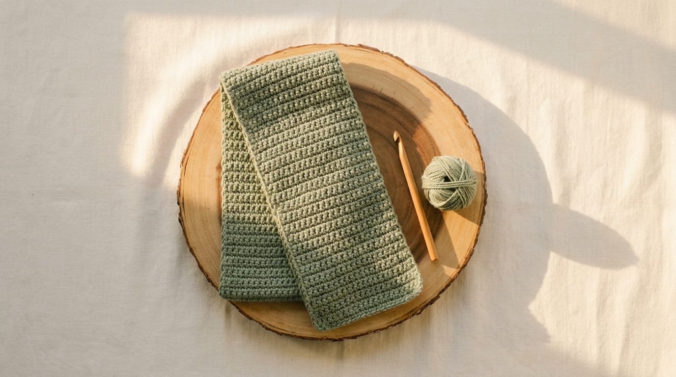 Finish Your First Wearable Crochet Scarf