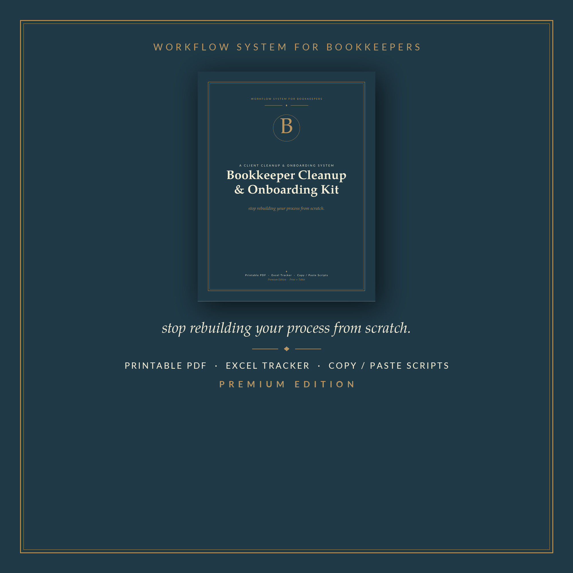 Bookkeeper Cleanup & Onboarding Kit