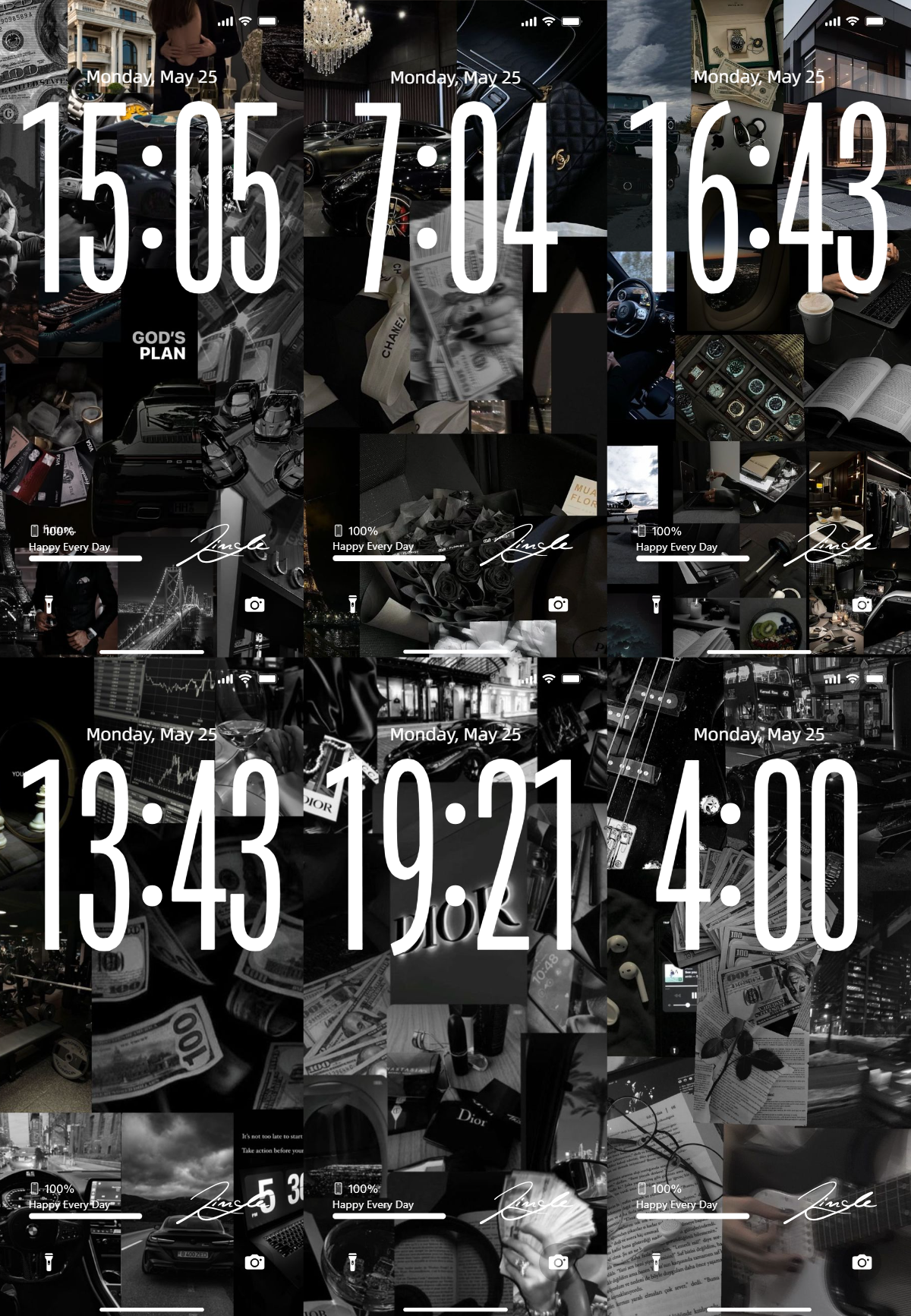  Dark Luxury Wallpaper Pack — 20 Pieces