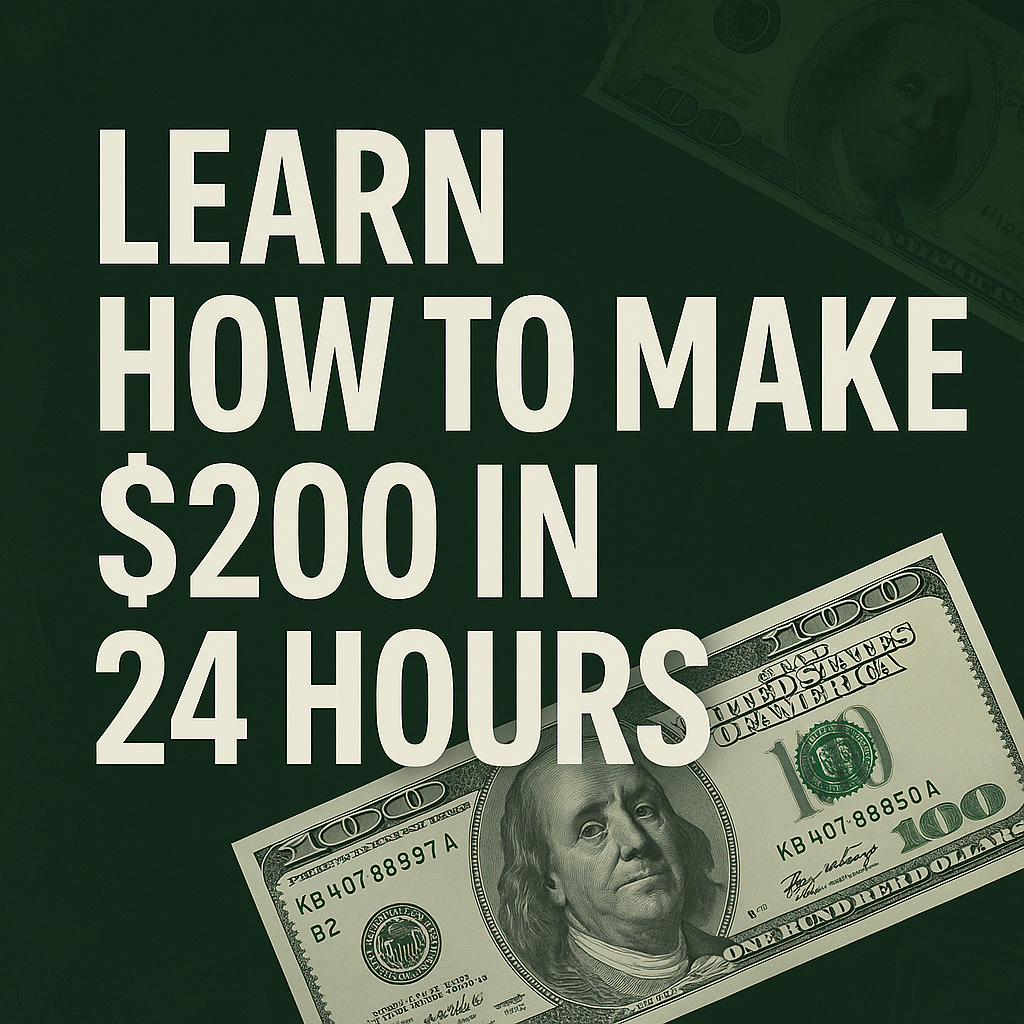 make 200$ in 24 hours