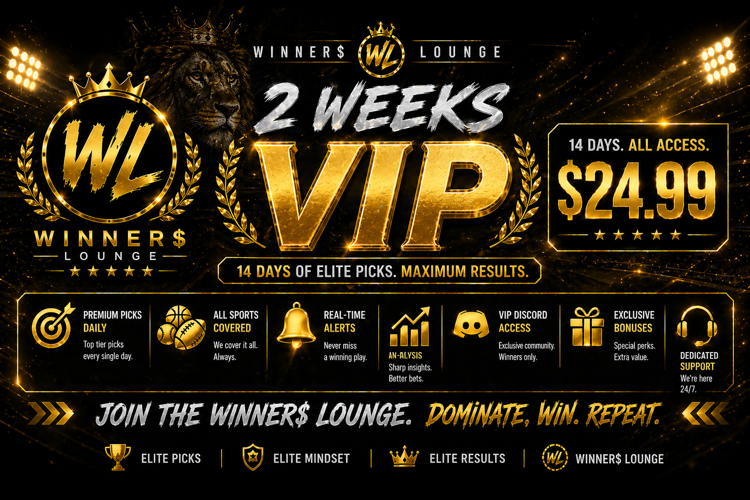 🏆 2-Week VIP Access