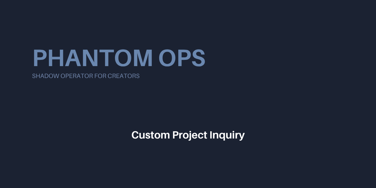 Need Something More Custom?