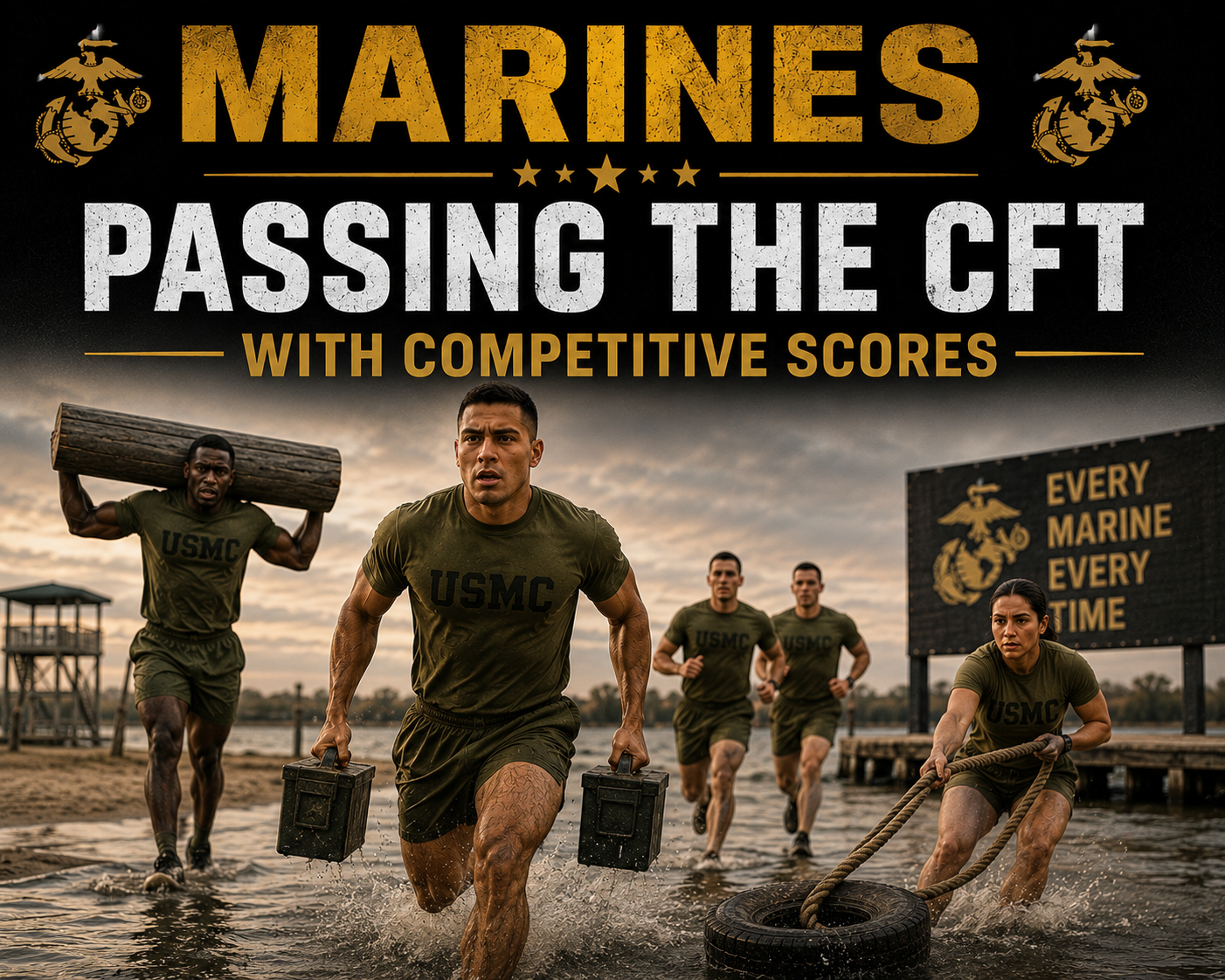 USMC Competitive CFT Scores Without Guesswork or Overtraining