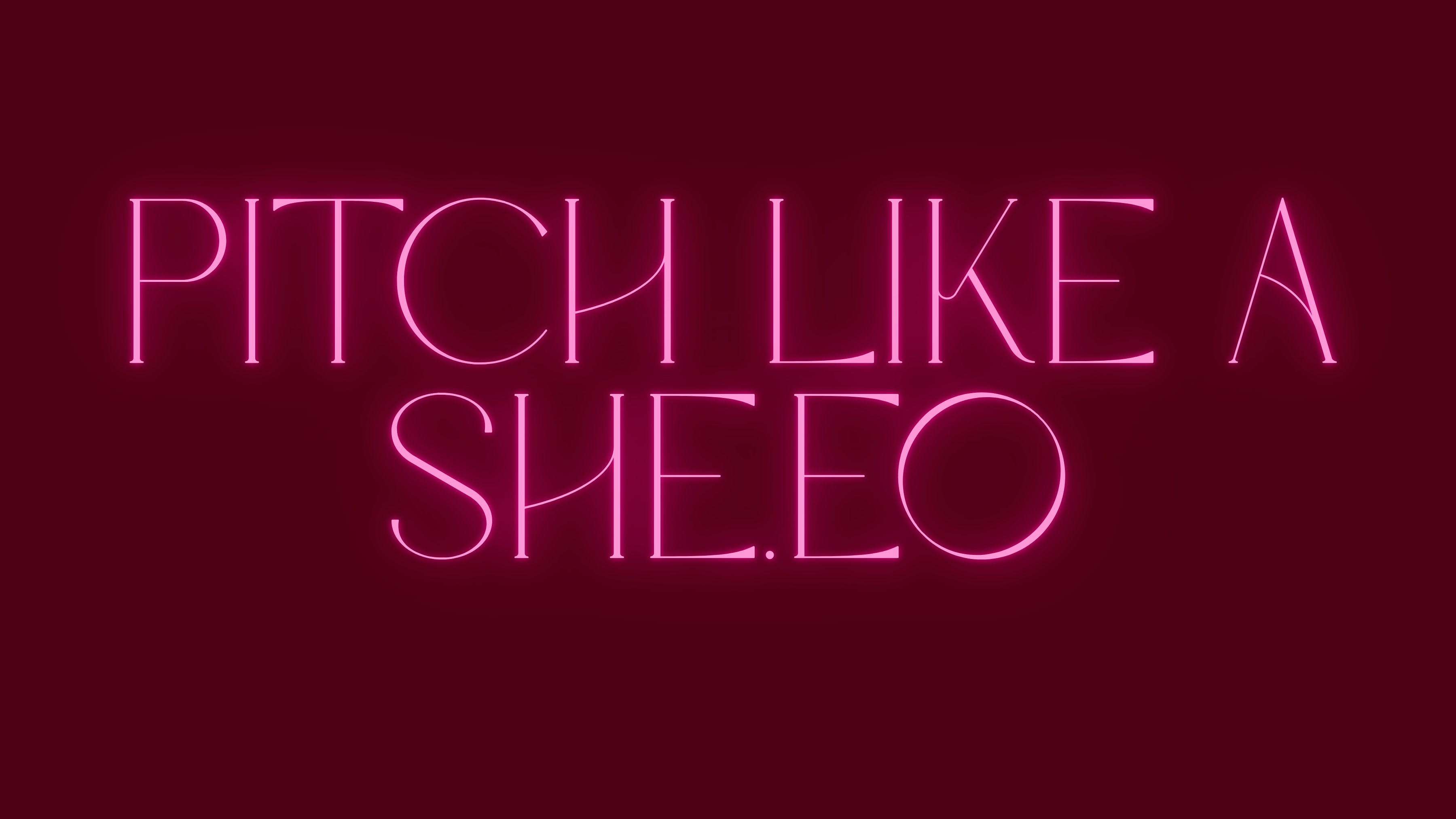 Pitch Like a SheEO banner