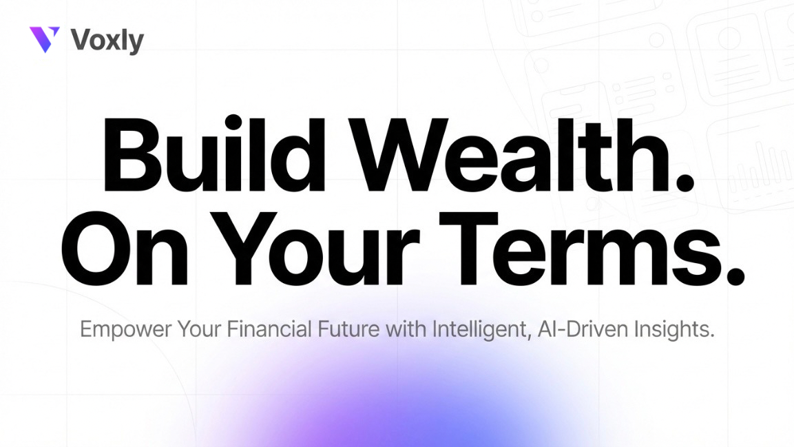 Build Wealth. On Your Terms.