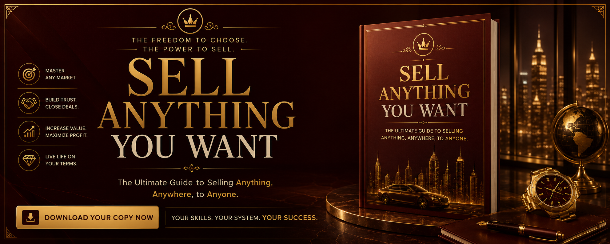 sell anything you want. 