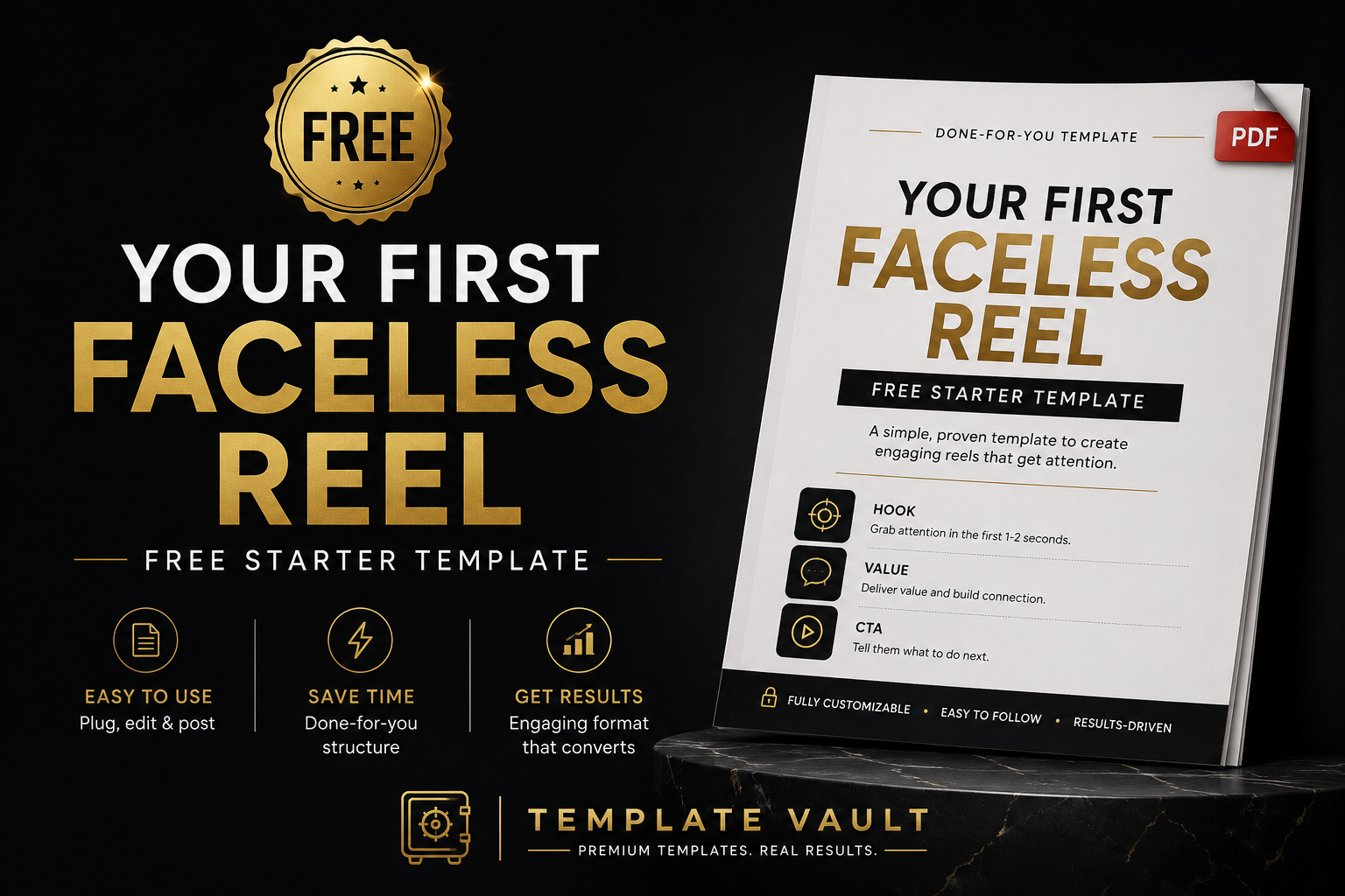 Free Faceless Reel Starter Template