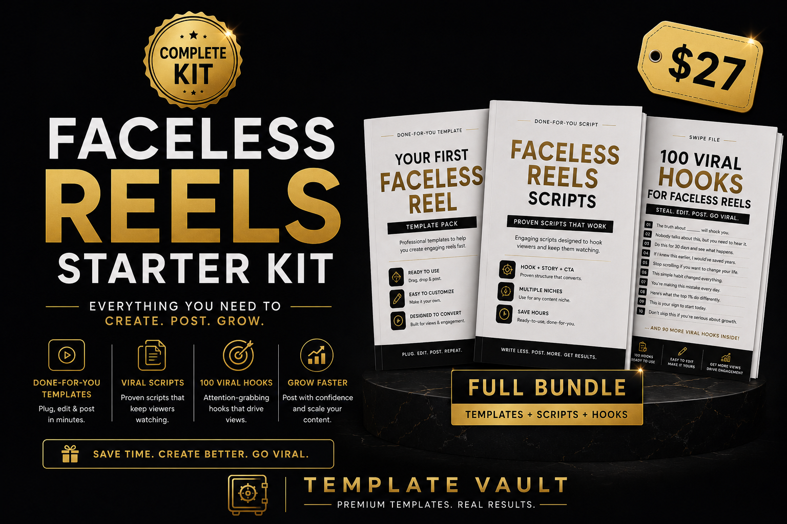 Faceless Reels Launch Kit