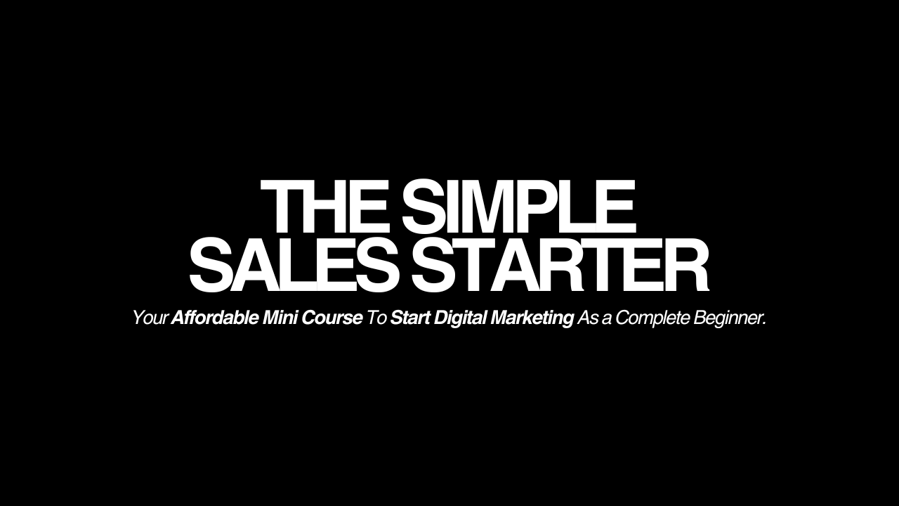 Simple Sales Starter 