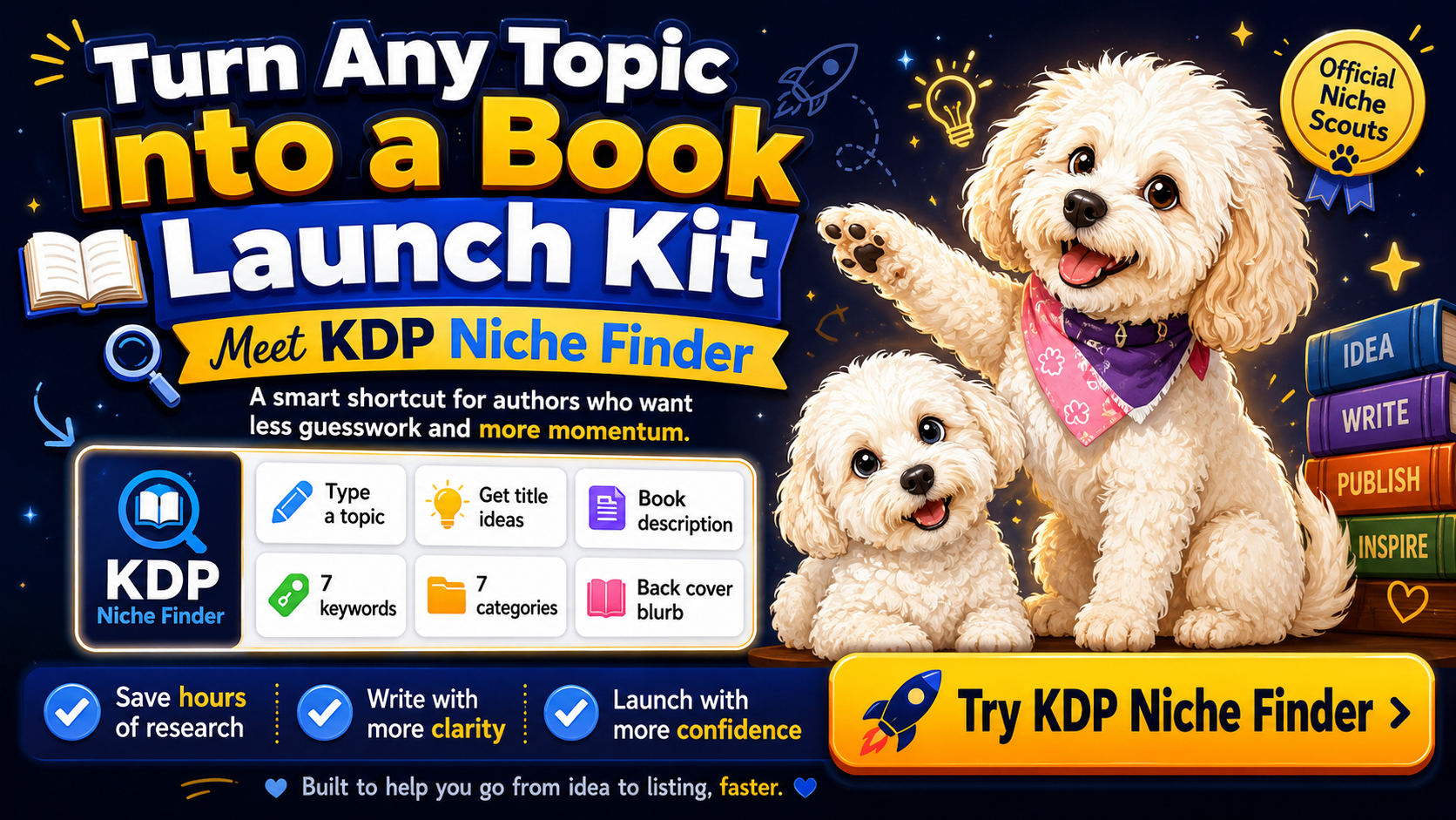 Find your book niche in 60 sec