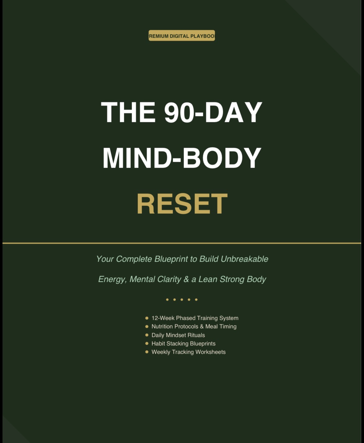 The 90 day reset playbook