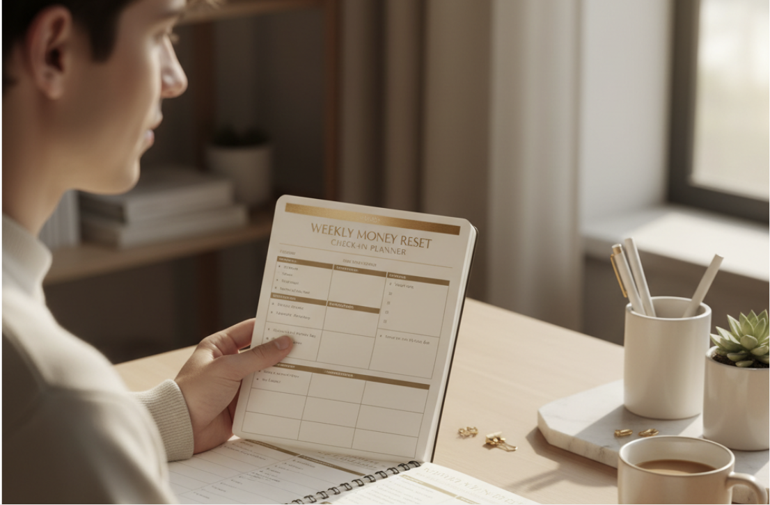 A simple check-in system for staying on track all month.