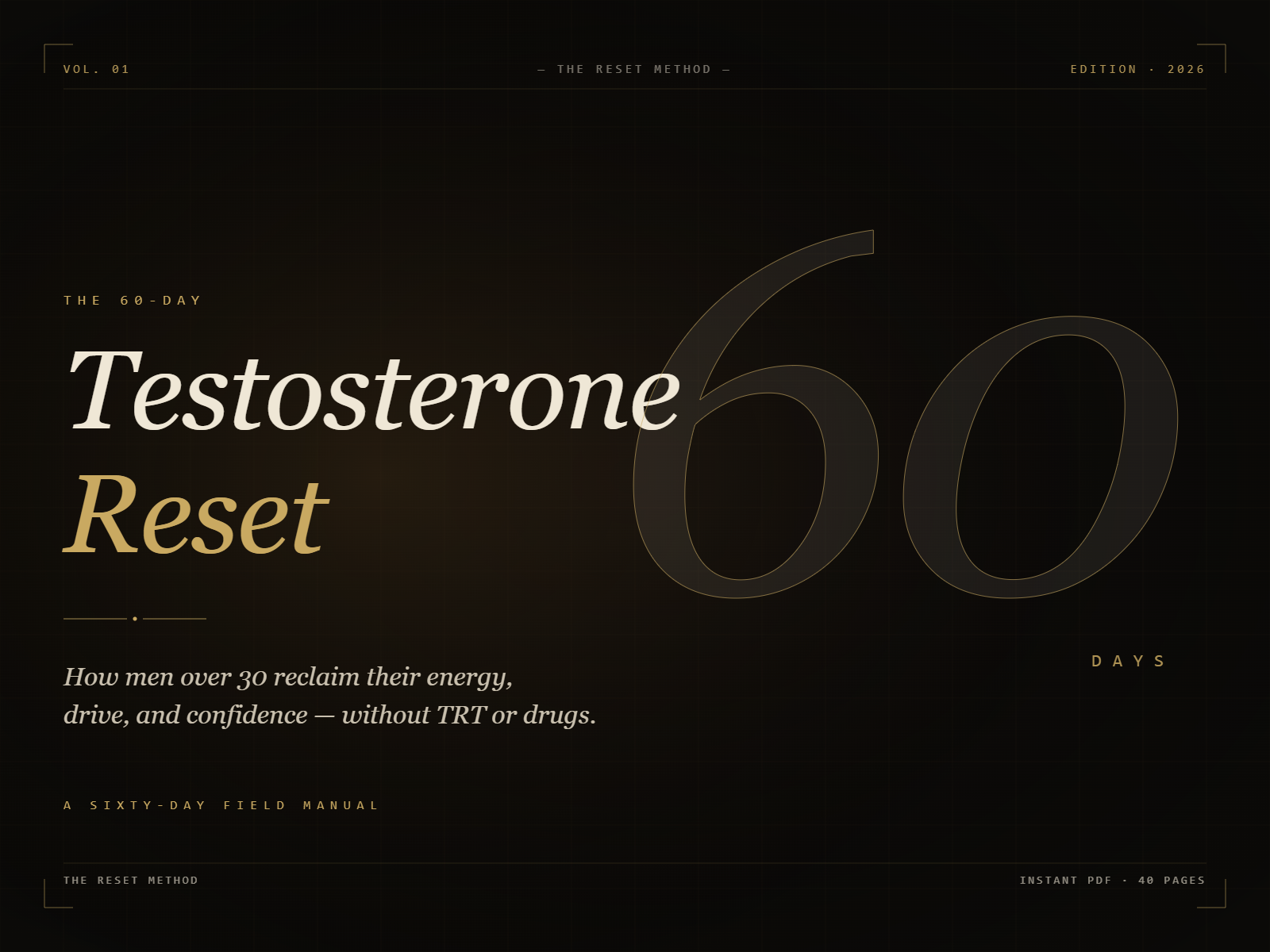 The 60-Day Testosterone Reset