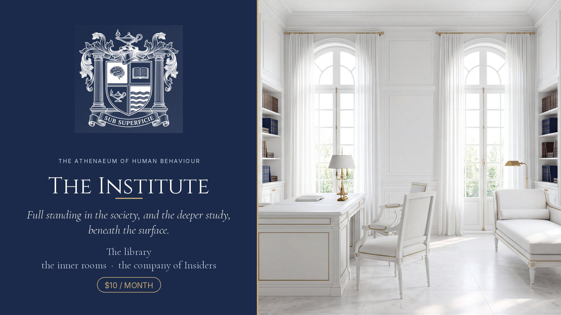 The Institiute Membership