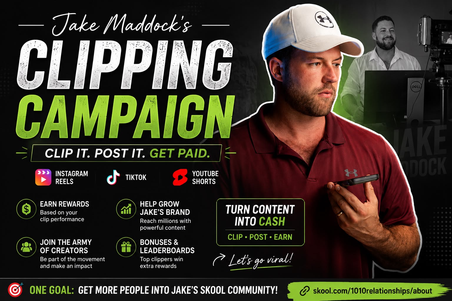 Jake Maddock Clipping Campaign