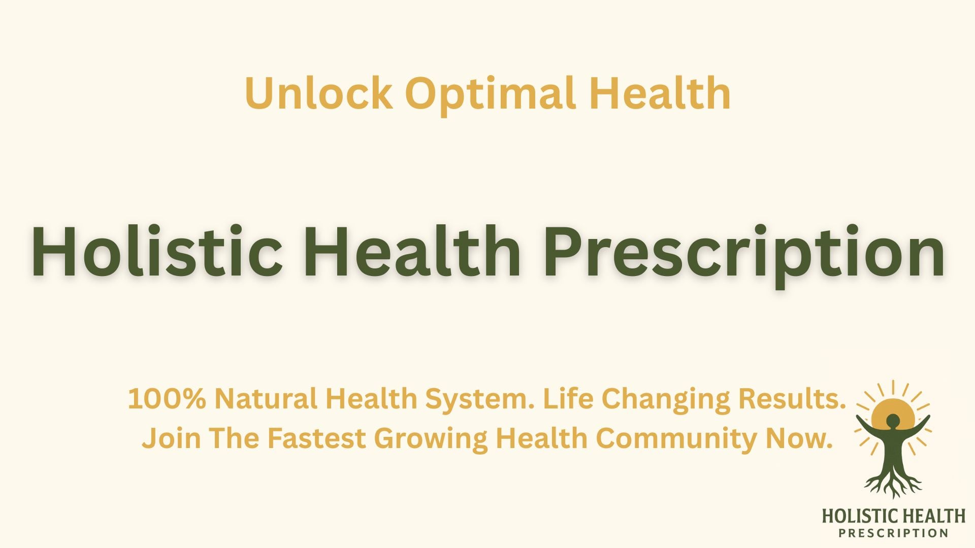 Holistic Health Prescription