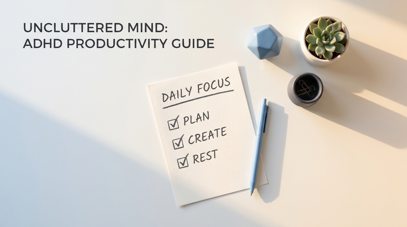 ADHD Adults: Choosing The Day's Top Three Tasks Without Midday Dropoff