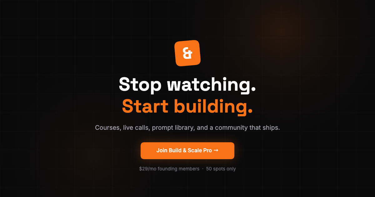 Build & Scale Pro