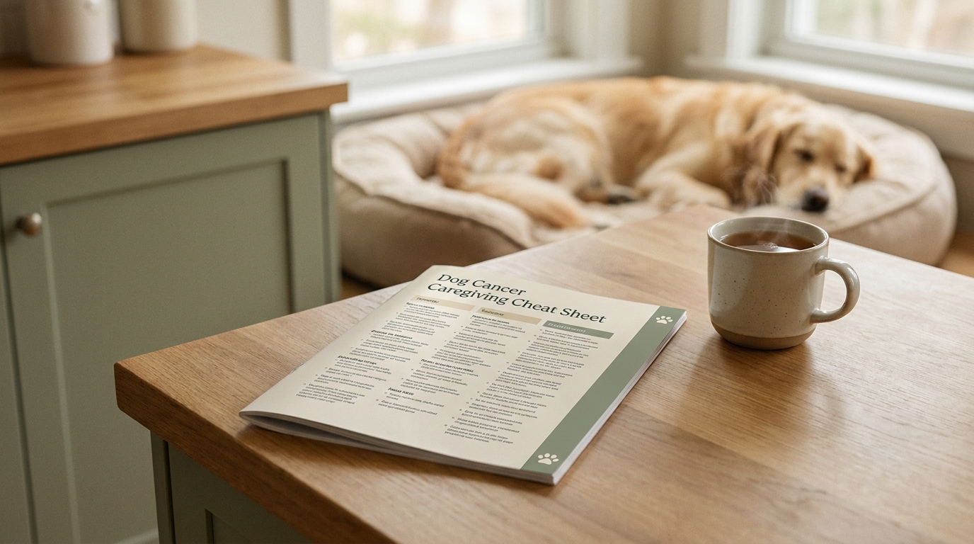 Dog Cancer Emergency vs Discomfort Cheat Sheet